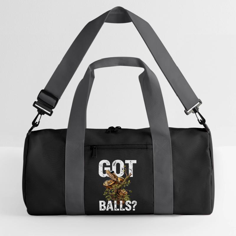 King Python Snakes Lover Terrarium Python Recycled Duffel Bag