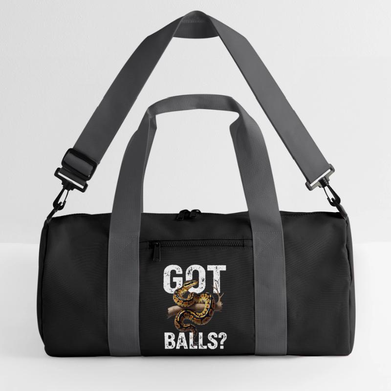 King Python Snakes Lover Terrarium Python Recycled Duffel Bag