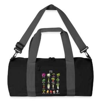 Hobby Garden April Fruit & Vegetables for Green Thumbs - Recycled Duffel Bag - black/graphite grey - Front