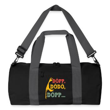 North Sea Holidays DÖPP DÖDÖ DÖPP ... Sylt Funny - Recycled Duffel Bag - black/graphite grey - Front