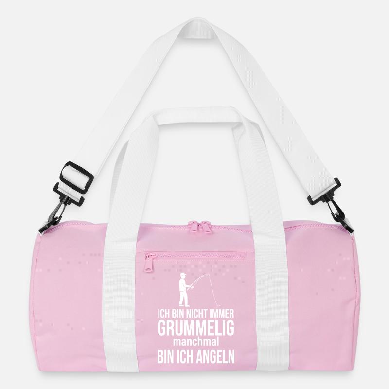 Not always grumpy, sometimes fishing Recycled Duffel Bag