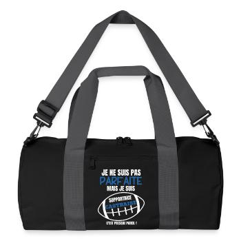 Supporter Rugby Castraise Humour - Recycled Duffel Bag - black/graphite grey - Front