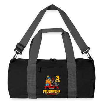 Fire brigade operation 3 years - Recycled Duffel Bag - black/graphite grey - Front