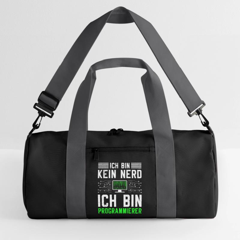 Computer I'M NOT A NERD I'M A PROGRAMMER Recycled Duffel Bag