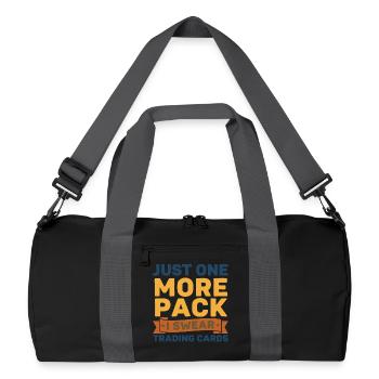 Juste un pack de plus, je jure collectionneur de cartes à collectionner - Sac de sport recyclé - noir/gris graphite - Devant