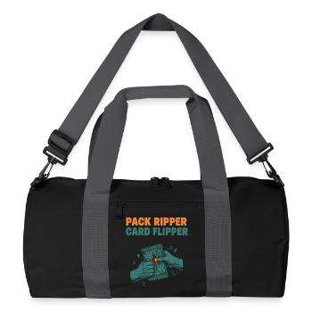 Pack Ripper Card Flipper Sammelkartensammler - Recycelte Duffel Bag - Schwarz/Graphitgrau - Vorne