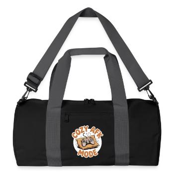 Snuggle Mode | Gamer Couch Gaming - Recycled Duffel Bag - black/graphite grey - Front