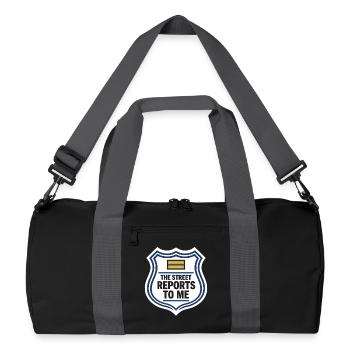 Lieutenant de police Lieutenant de police Grade de lieutenant - Sac de sport recyclé - noir/gris graphite - Devant