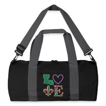 T-shirt Mardi Gras Louisiana – Carnival Love - Sac de sport recyclé - noir/gris graphite - Devant
