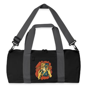 Lasst uns dieses Rip-Sammelkarten-Boosterpaket holen - Recycelte Duffel Bag - Schwarz/Graphitgrau - Vorne
