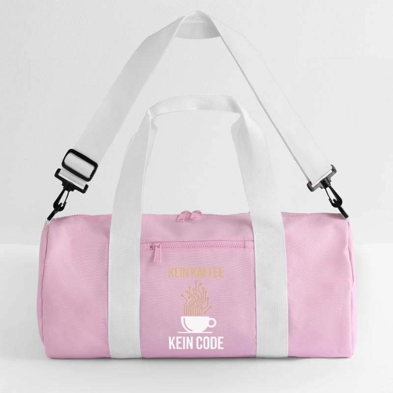 Kein Kaffee Kein Code Programmierer Informatiker Recycelte Duffel Bag