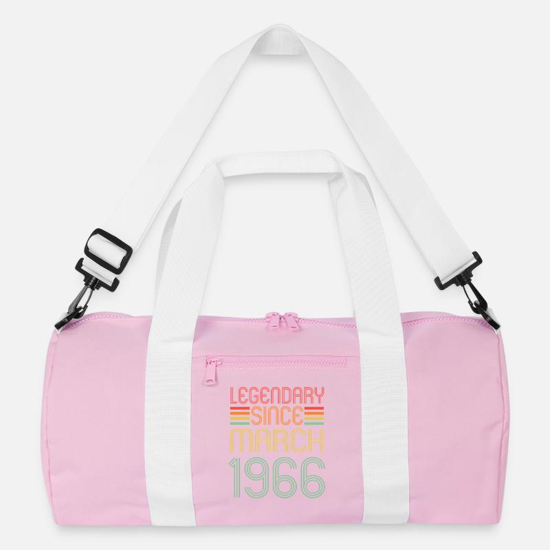 Legendary since March 1966, Retro, Geburtstag Recycelte Duffel Bag