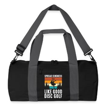 Disc Golf Gifts Disc Golf - Recycled Duffel Bag - black/graphite grey - Front