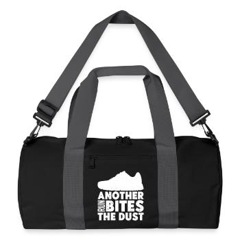 Marathonien : une autre course ne fait que la course - Sac de sport recyclé - noir/gris graphite - Devant