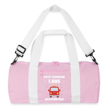 1 year - Recycled Duffel Bag - pink/white - Front