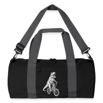 BMX Vélo Dinosaure Garçons Vélo BMX Kids - Sac de sport recyclé - noir/gris graphite - Devant