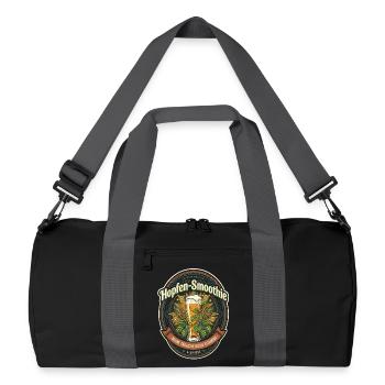 Hops Smoothie Label - Recycled Duffel Bag - black/graphite grey - Front