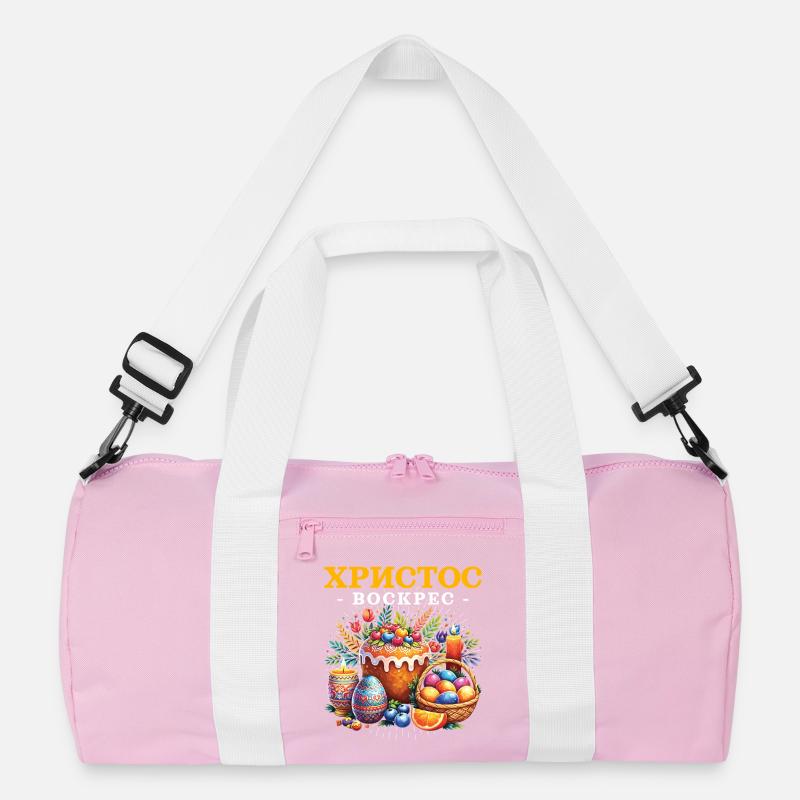 Griechisch-orthodoxe Oster-Pascha-Feiertage Recycelte Duffel Bag