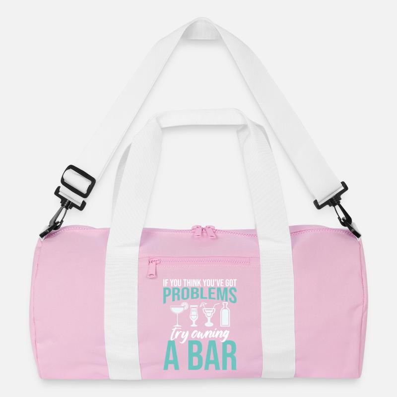 Bartender Pub Owner Bartending Bar Owner Barmaid Recycled Duffel Bag