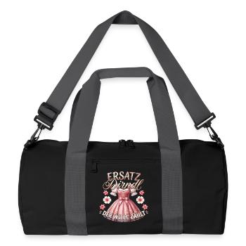 Traditional T-Shirt Women's Traditional Shirt Dirndl Shirt - Recycled Duffel Bag - black/graphite grey - Front