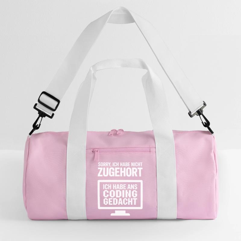 Coding Gedanke Spruch Recycelte Duffel Bag