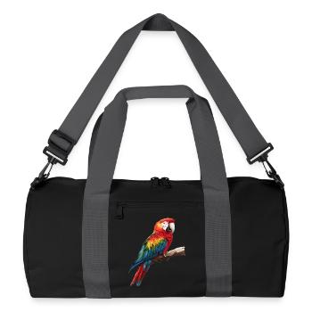 Macaw's Era - Recycled Duffel Bag - black/graphite grey - Front