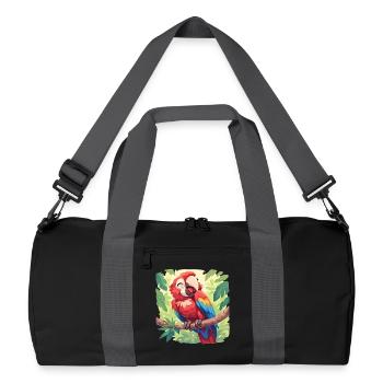 Macaw's Era - Recycled Duffel Bag - black/graphite grey - Front