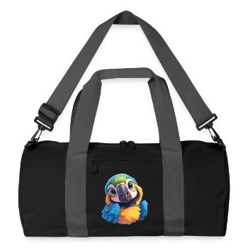 Macaw's Era - Recycled Duffel Bag - black/graphite grey - Front