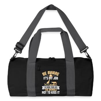 Guide de voyage Guide de vacances Excursion touristique Safari - Sac de sport recyclé - noir/gris graphite - Devant