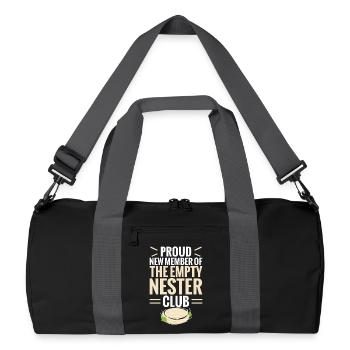 Guide touristique africain de voyage de safari - Sac de sport recyclé - noir/gris graphite - Devant