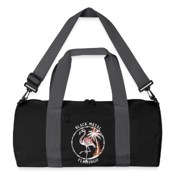 Black Metal Flamingo – Burning Palm Tree Gothic - Sac de sport recyclé - noir/gris graphite - Devant