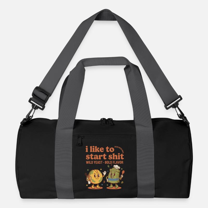 Sourdough Starter Jar Era Bread Baking Baker Recycelte Duffel Bag