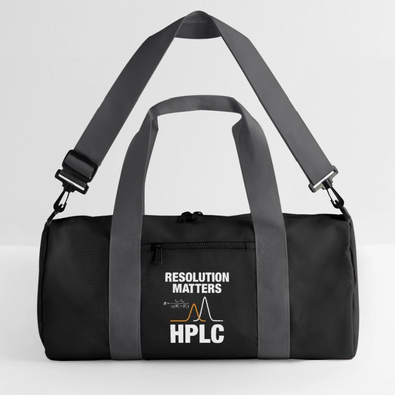 HPLC Peak Resolution Performance Chromatography Recycelte Duffel Bag