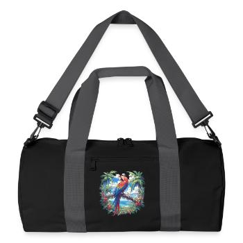 Macaw's Era - Recycled Duffel Bag - black/graphite grey - Front