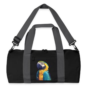 Macaw's Era - Recycled Duffel Bag - black/graphite grey - Front