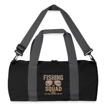 Fishing Squad 2026 - Recycled Duffel Bag - black/graphite grey - Front