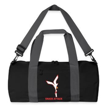 Snack Attack Möwe Eis - Recycled Duffel Bag - black/graphite grey - Front