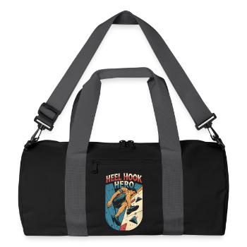 Indoor Climbing Indoor Climbing Heel Hook Hero - Recycled Duffel Bag - black/graphite grey - Front