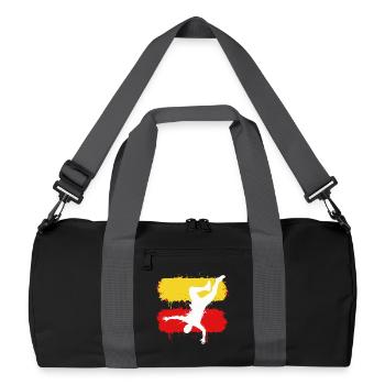 Parkour Freerunning Silhouette Sport - Recycled Duffel Bag - black/graphite grey - Front