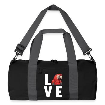 Macaw's Era - Recycled Duffel Bag - black/graphite grey - Front
