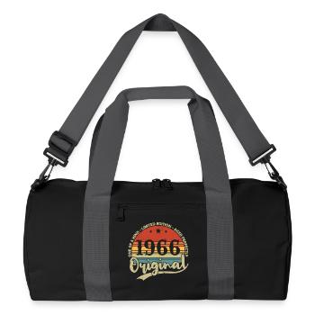 Original 1966 Vintage Vintage Anniversaire Rétro - Sac de sport recyclé - noir/gris graphite - Devant