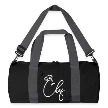 Chef Chef - Sac de sport recyclé - noir/gris graphite - Devant