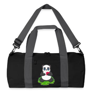 Jeu de cartes de poker Panda Poker - Sac de sport recyclé - noir/gris graphite - Devant
