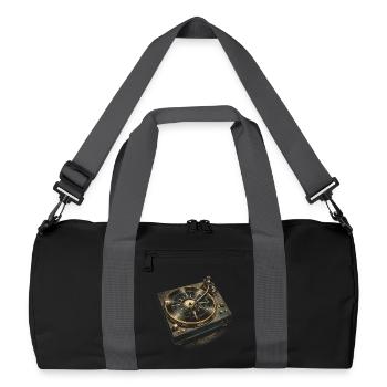Vinyl Collector Record Collector Vinyl Records - Recycled Duffel Bag - black/graphite grey - Front