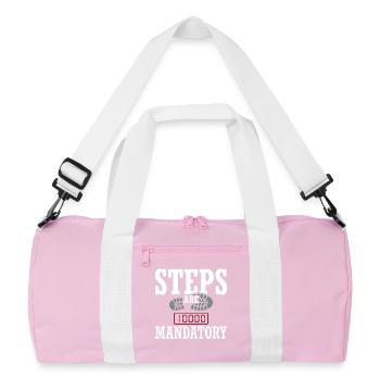 Schnittsaison Bei Reduziertem Kaloriendefizit - Recycelte Duffel Bag - Rosa/Weiß - Vorne