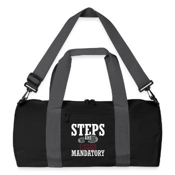 Saison de taille avec déficit calorique réduit - Sac de sport recyclé - noir/gris graphite - Devant