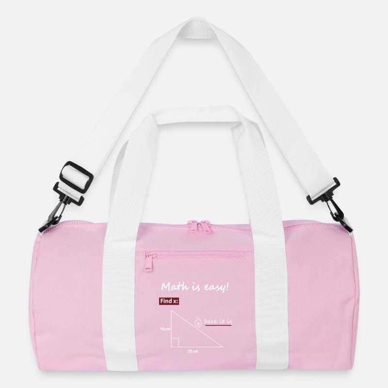 Find X Triangle Math Art Recycelte Duffel Bag