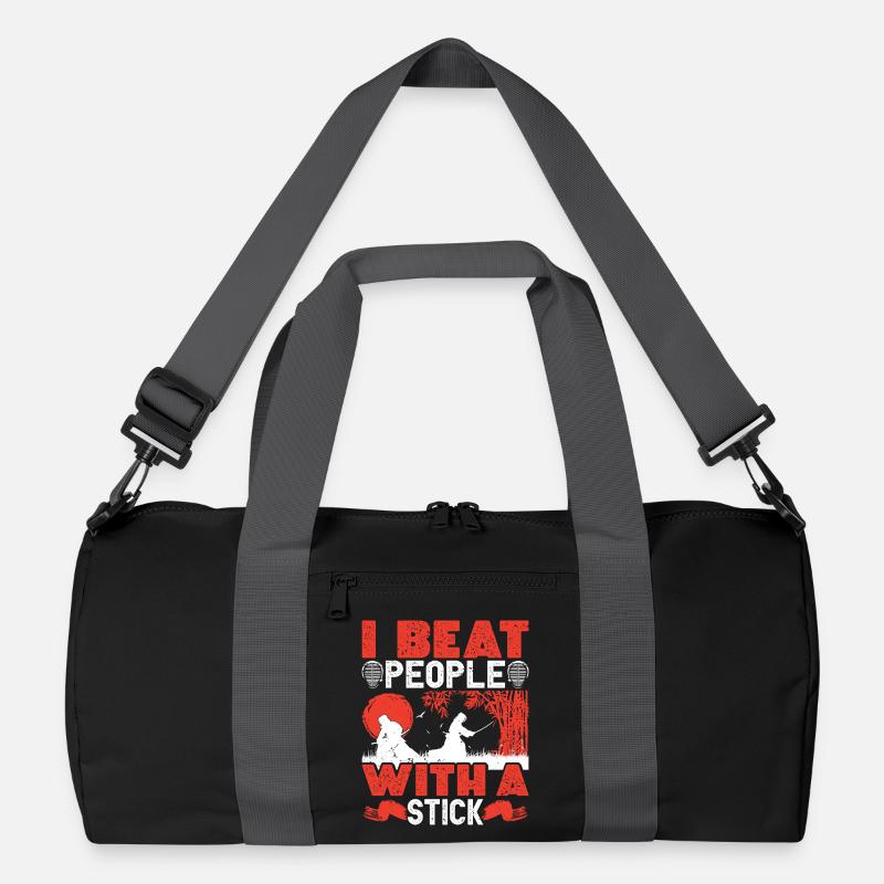 Kenjutsu Ninja Sinobi Schwertkämpfer Samurai Martial Recycelte Duffel Bag