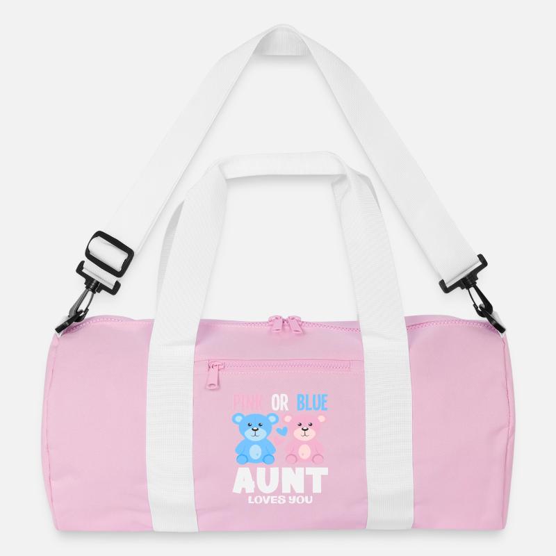 Pink Oder Blau Tante Liebt Dich Recycelte Duffel Bag
