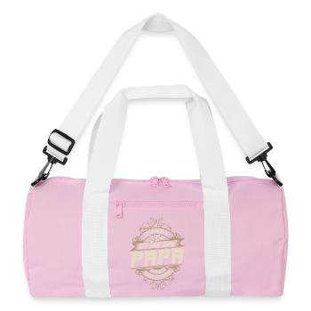 Père conducteur de train - Sac de sport recyclé - rose/blanc - Devant